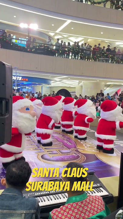 Santa claus surabaya #liburan #youtube #youtubeshort #mukbang #kuliner #jalanjalanjawatimur #mall