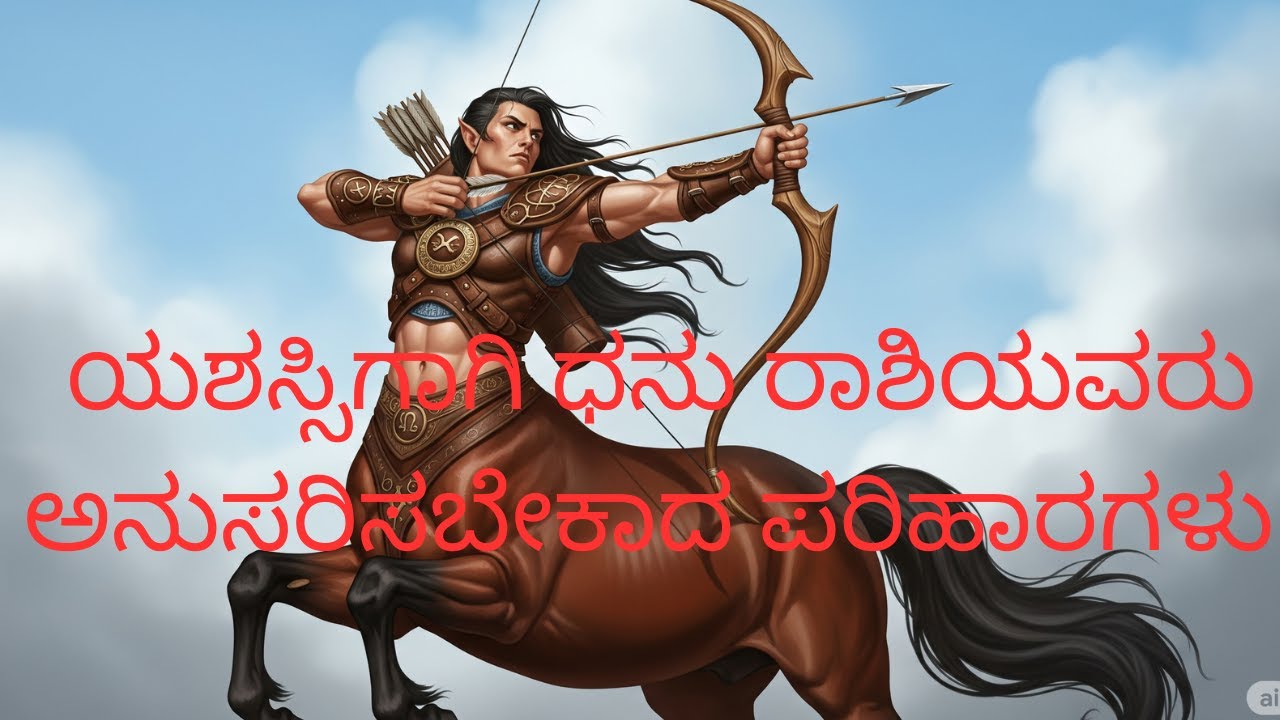 ಯಶಸ್ಸಿಗಾಗಿ ಧನು ರಾಶಿಯವರು ಅನುಸರಿಸಬೇಕಾದ ಪರಿಹಾರಗಳು |