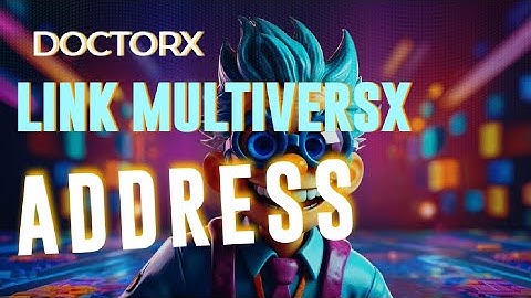 HOW TO LINK YOUR MULTIVERSX ADDRESS TO DOCTORX | XPORTAL WALLET #cryptomining #doctorx #multiversx