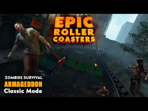 Armageddon Zombies Survival || Epic Roller Coaster VR Classic Experience