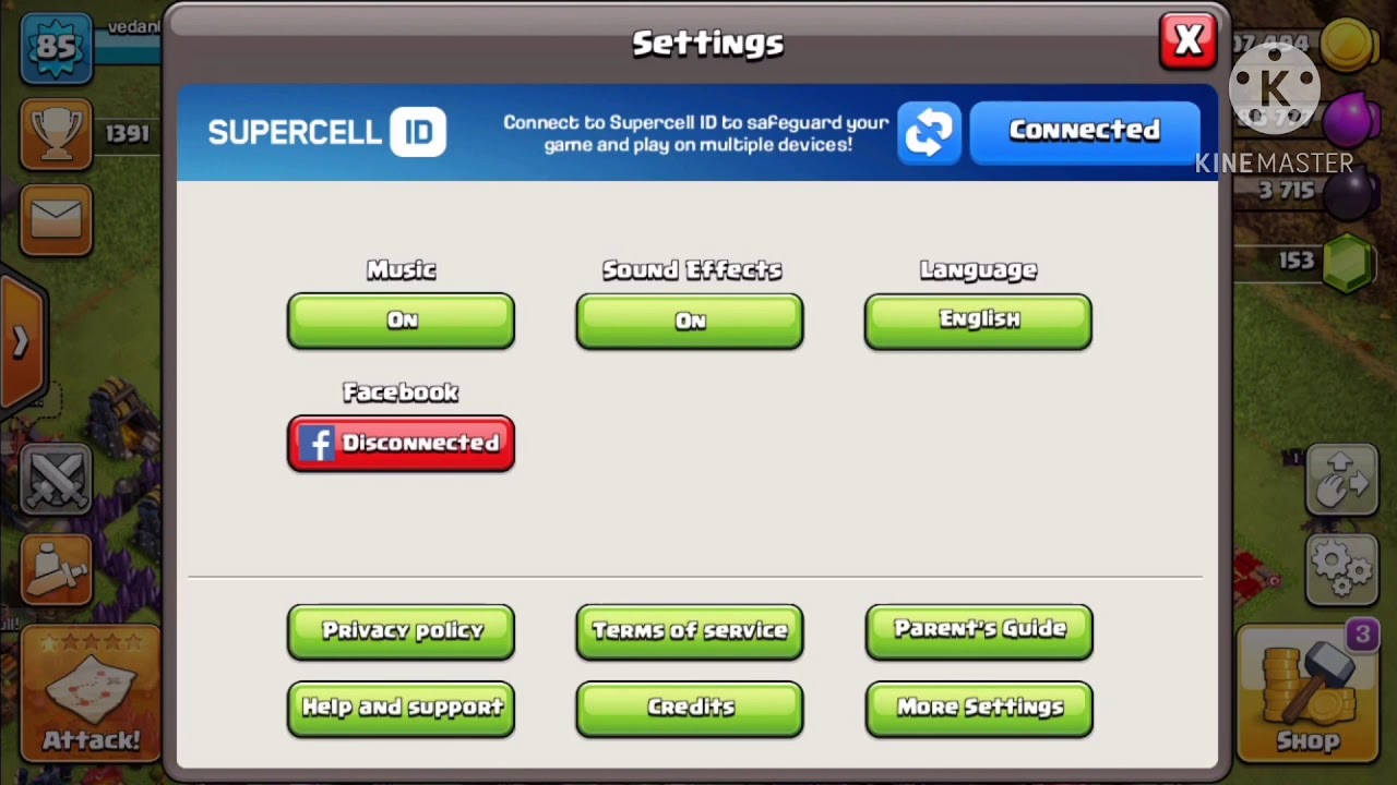 How To Switch Account In Clash Of Clans In Android Or Iphone Or Ipad