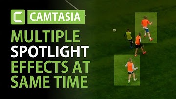 Apply multiple spotlights at the same time in Camtasia 2020 | Multi-highlight tutorial