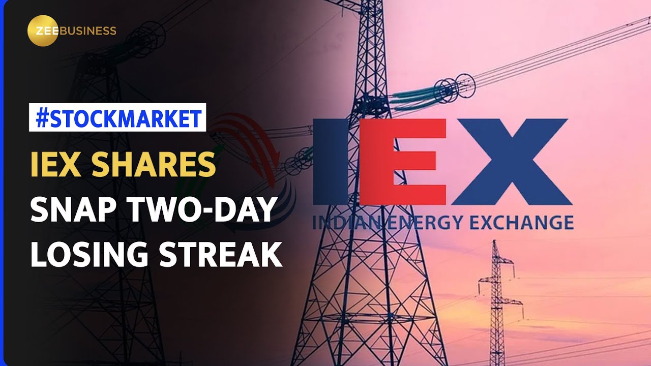 IEX shares snap two-day losing streak, rise over 3% intraday | STOCK MARKET  NEWS