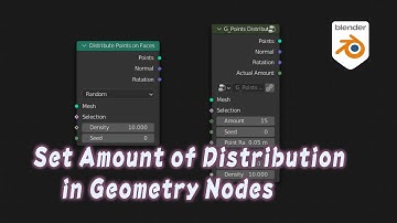 [Demo] Set Amount of Distribution in Blender Geometry Nodes 3.0 Field