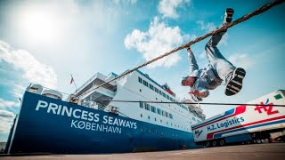 Freerunning Parkour on a ferry - Ryan Doyle & Will Sutton