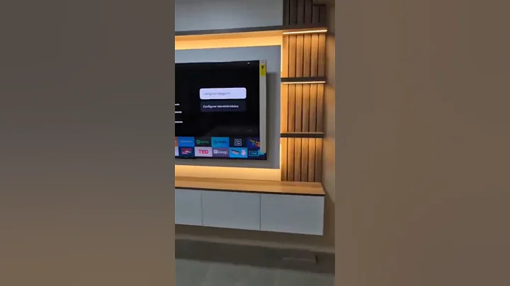 Trendy Tv Unit Design |Hanging motion Tv cabinet |#wallmounted #tvunit #interiordesign