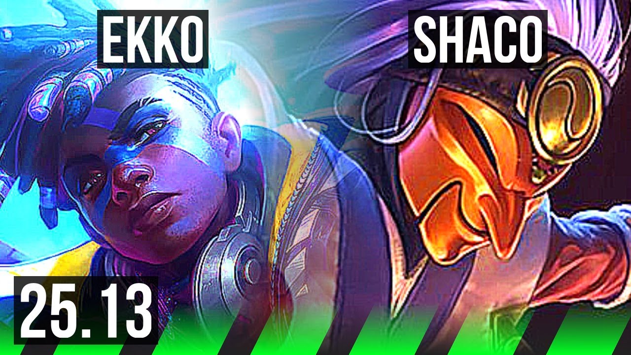 EKKO vs SHACO (JGL) | NA Challenger | 25.13