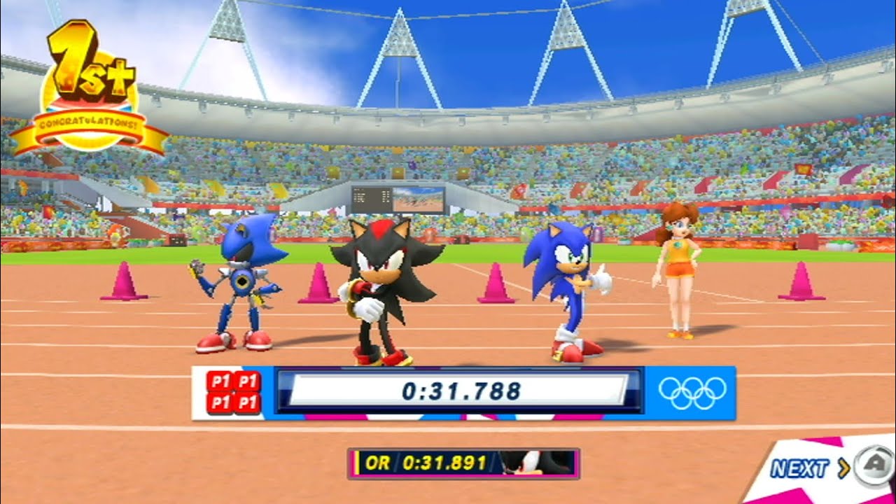 Mario and Sonic at the London 2012 Olympic games