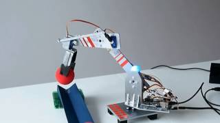 Arduino-Blynk Robotic Arm with forward kinematics