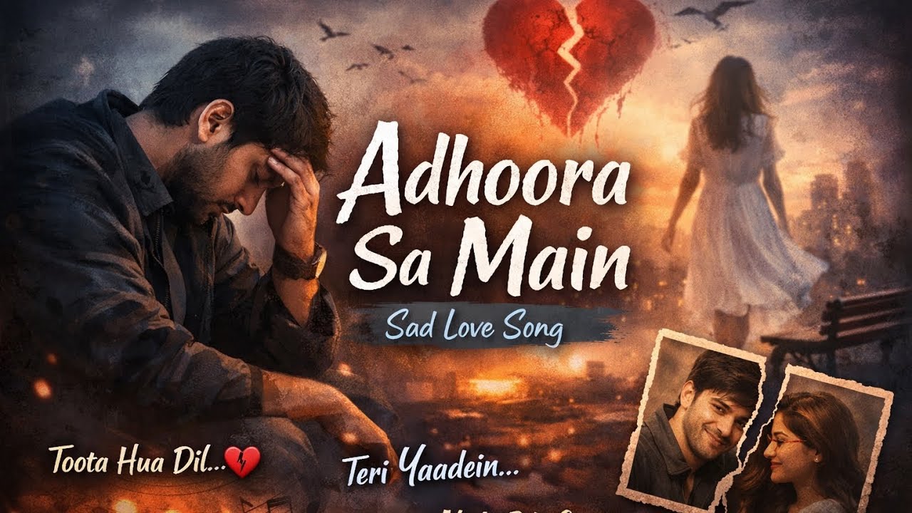 Adhoora sa main song toota hua dil tari yaadein.. Song sad song night song brkup song #song 