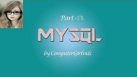 Mysql Tutorial in Hindi Part 15 Update and Delete
