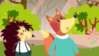 English Books for kids - The Fox and the Hedgehog - Learn English for kids - Dinolingo