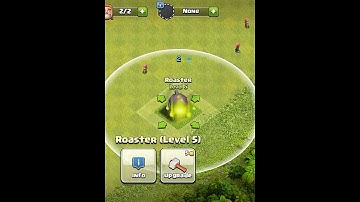 Every Level Roaster Upgrade #shorts #youtubeshorts #coc #cocshorts #clashofclans #viral