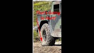 Humvee Tire Damage! Changing the tire with the Trail Worthy Fabrication dual bead locks.