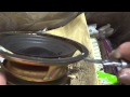 スピーカーエッジ修理 　（朽ち果てたウレタンエッジの除去編）