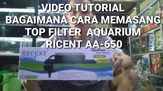 Top Filter Box Kotak Filter Aquarium Aquascape Akuarium Recent AA 650