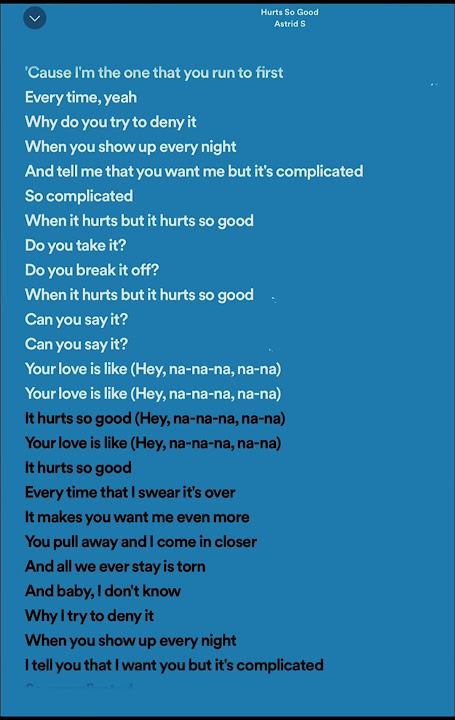 Astrid S - Hurts So Good (sped up   reverb) || #lyrics