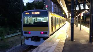 JR飯田橋駅を入線.通過.発車する列車パート2。
