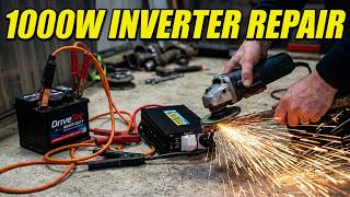 Rescued From E-Waste: 1000W Inverter Repair & Heavy Duty Upgrade!