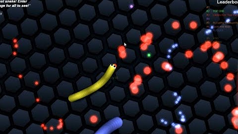 First Time Playing Slither.io