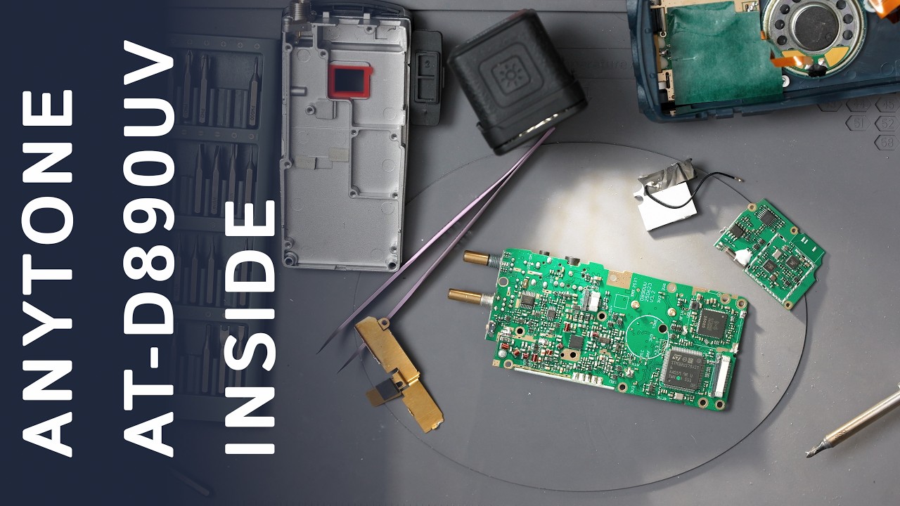 Anytone AT-D890UV. Часть 2. Разборка корпуса