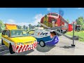 Train Accidents #24 - BeamNG DRIVE | SmashChan