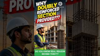 WHY DOUBLY REINFORCED SECTION PROVIDED???CIVIL TOP RCC CONCEPT #shorts MCQ  SSC JE / AE JE