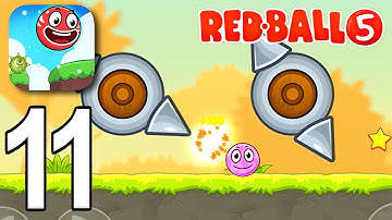 Red Ball 5 Mobile - Gameplay Walkthrough Part 11 - Levels 101-110 (iOS,Android)