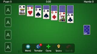 TELEFONDA SOLİTAİRE OYNAMAK #solitaire #iskambilfalı screenshot 1