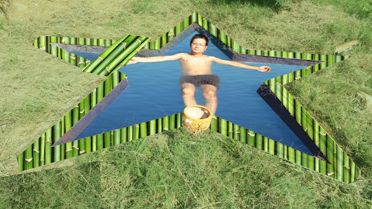 Build Swimming Pool Underground Butterfly - YouTube