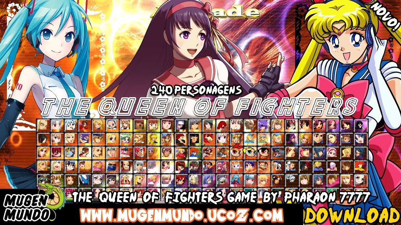 The queen of fighters mugen - 240 chars - quem vai encarar? 