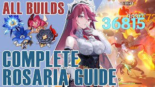 COMPLETE ROSARIA GUIDE!! Cryo DPS, Physical DPS, Sub DPS Builds Showcased // Genshin Impact