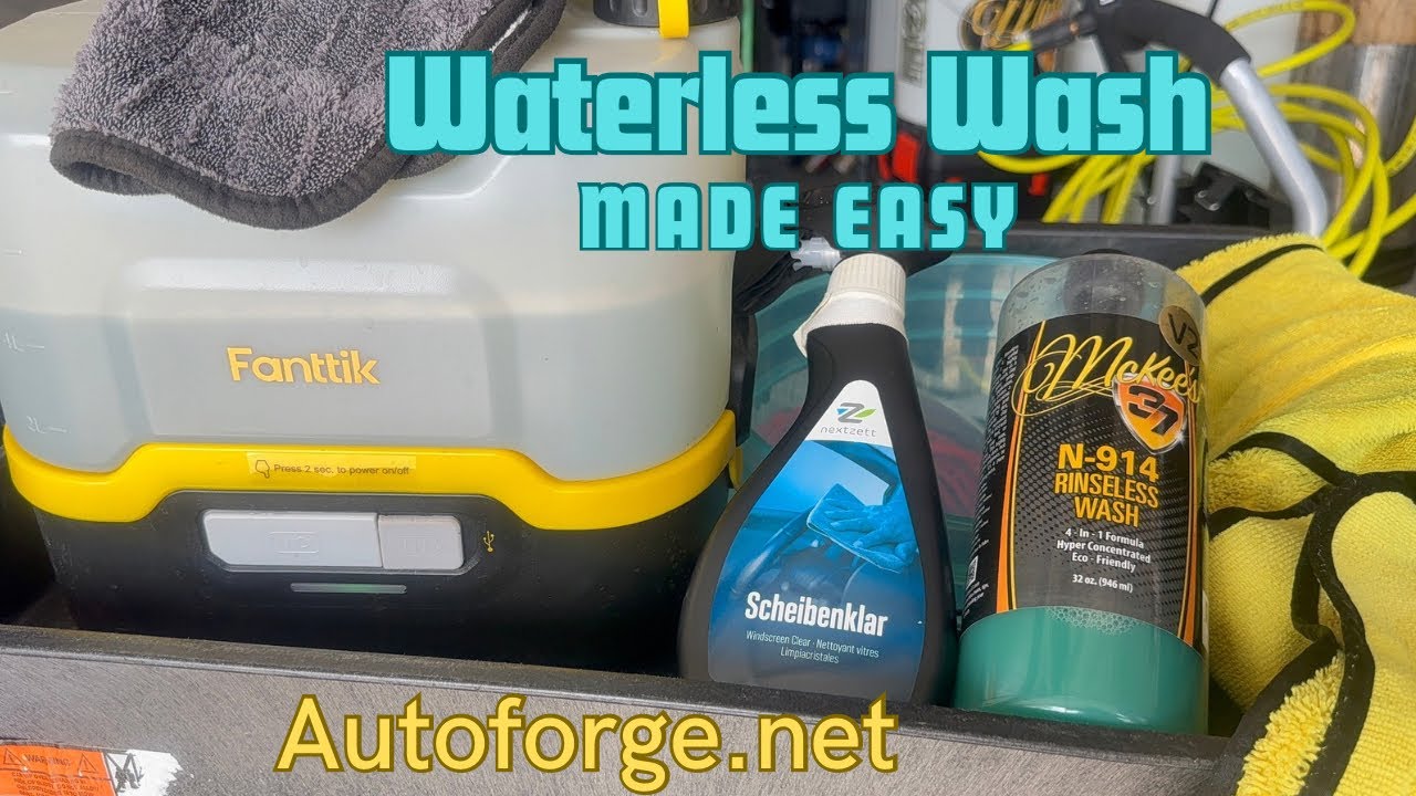 Waterless Washing Is Fast And Easy/ Don’t Over Complicate It/ Spay-Wipe-Dry/ Car Wash/Car Cleaning