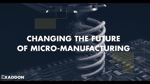 Exaddon µ3Dprinting - Printing of a helix structure - additive micromanufacturing of metals