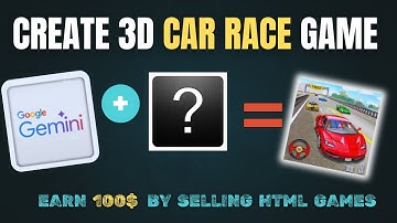 Create 3D Car Race Game Using HTML CSS and Javascript using AI - No Coding Required!