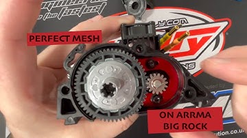 How to set PERFECT spur and pinion mesh on Arrma Big Rock 3S