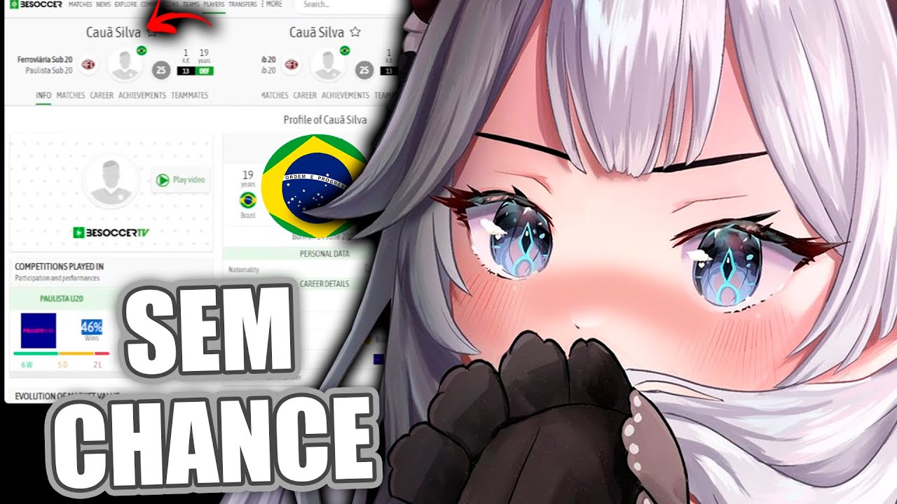 Veibae recebe de um JOGADOR BRASILEIRO DE FUTEBOL uma porposta...