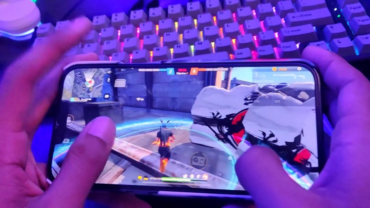 This is how I spin Gloowall 💫 Zerox FF Handcam🔥