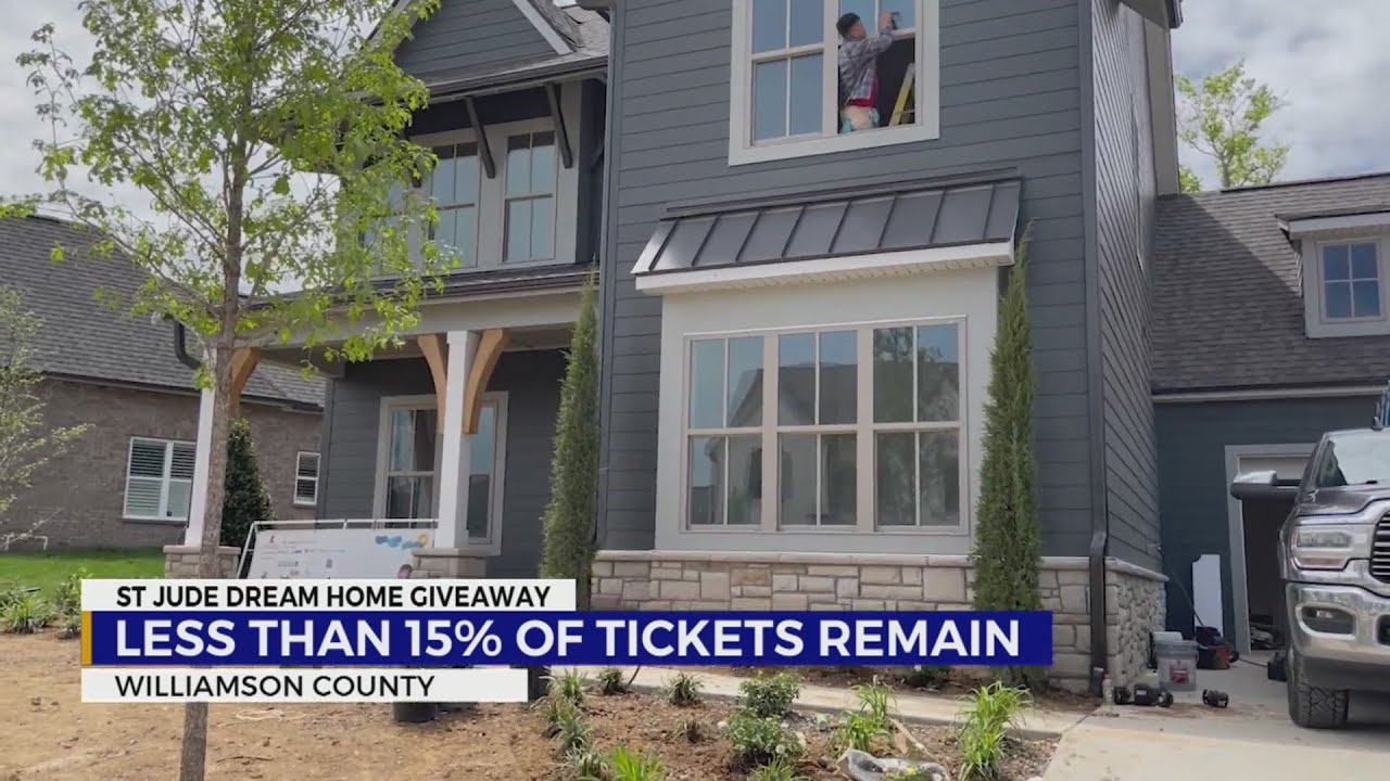 Less than 15% of tickets remain for St. Jude Dream Home