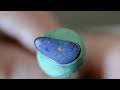 3 wunderschöne Multicolour Opal Ringsteine