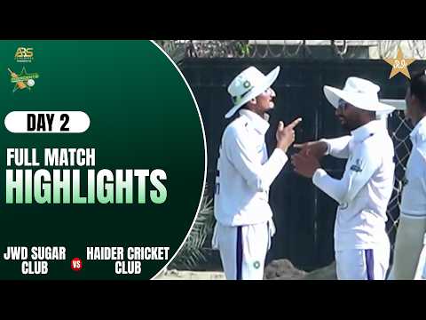 Full Match Highlights | JDW Sugar M vs Haider Cricket | Day 2 | President's Trophy Grade 2 | MZN1K