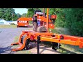 Milling An Oak Log With My Wood-Mizer LT40 Wide Sawmill