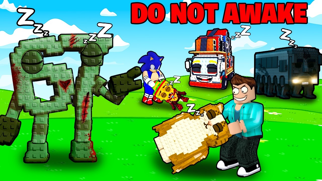 DON'T AWAKE THE ZOMBIE 67 BRAINROT IN ROBLOX !!