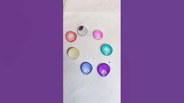 Satisfying Water Drop Experiment with Sketch Pen | Relaxing Visuals | Color Mixing  #shorts