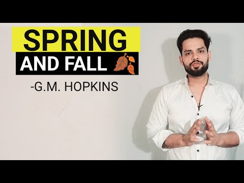 Spring and Fall - G. M. Hopkins