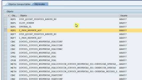 Primer Reporte ALV (ABAP LIST VIEWER)