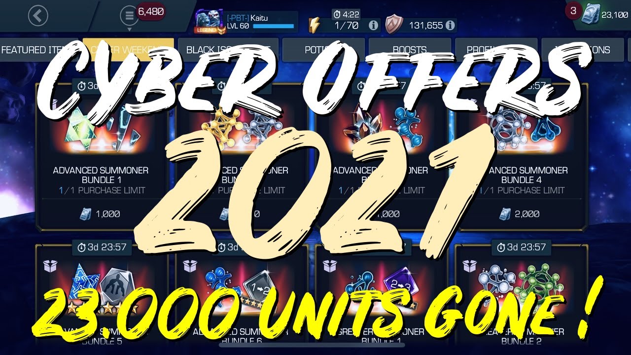 Cyber Weekend 2021 INSANE Crystal Opening! THE LUCK CONTINUES!! - Marvel Contest Of Champions