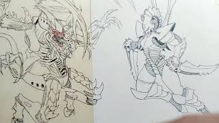 Drazhar Master of the Blades Vs. Deathleaper interlocking