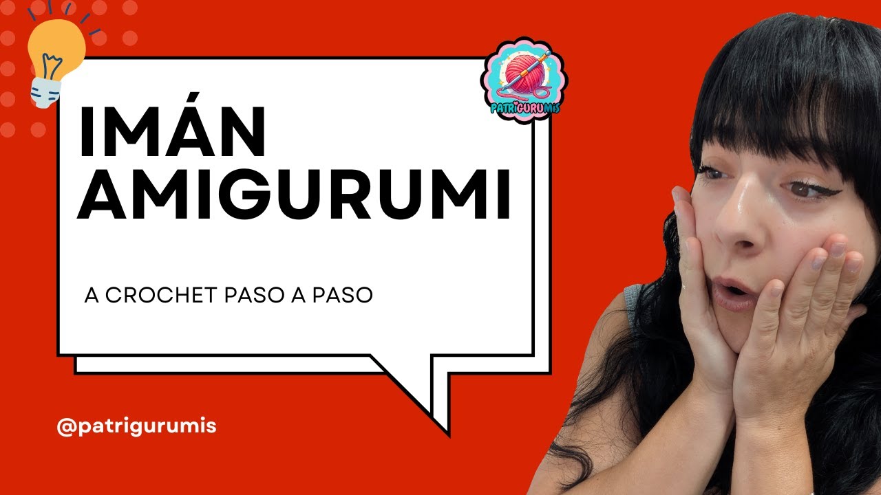 Te reto a tejer éste AMIGURUMI imán, sin querer tejer muchos mas!!