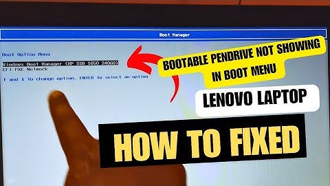 Opstartbare USB-stick wordt niet weergegeven in het opstartmenu van een Lenovo IdeaPad 320 - Oplo...
